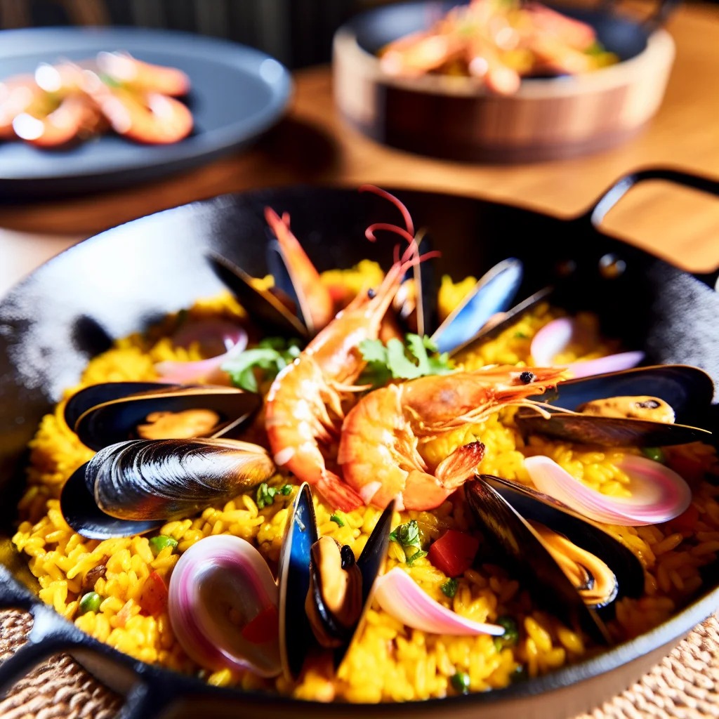 Paella de Fruits de Mer aux Épices Douces
