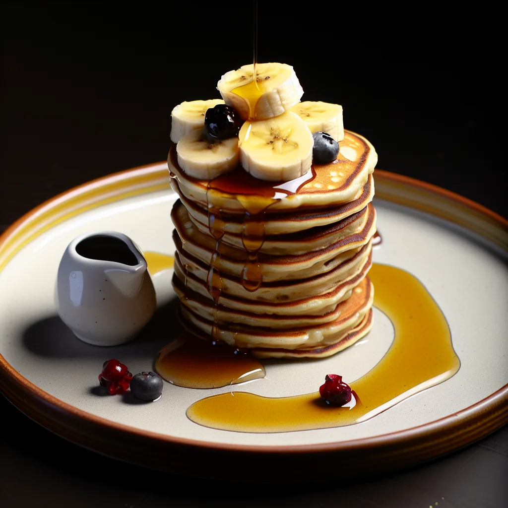 Pancakes à la Banane et Avoine