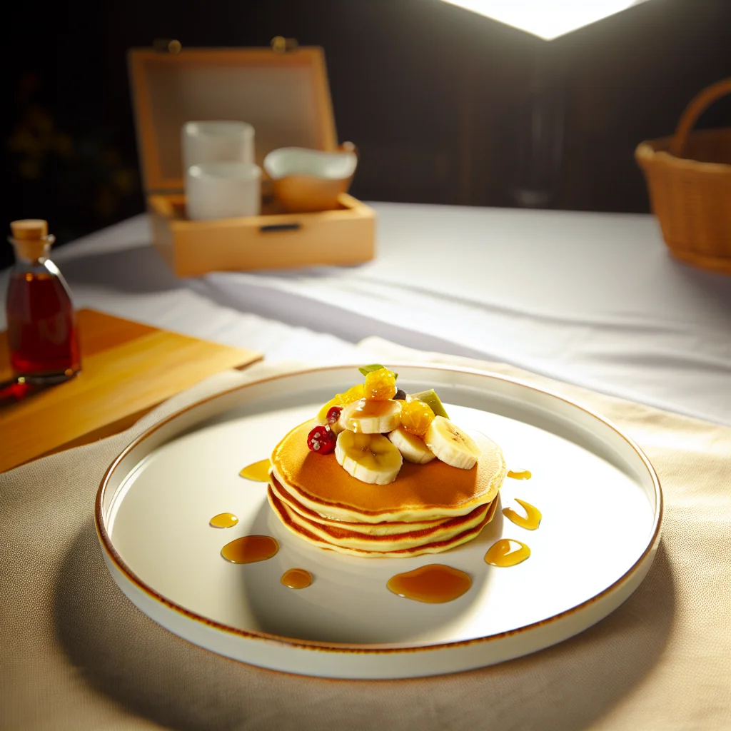 Pancakes à la banane et flocons d'avoine