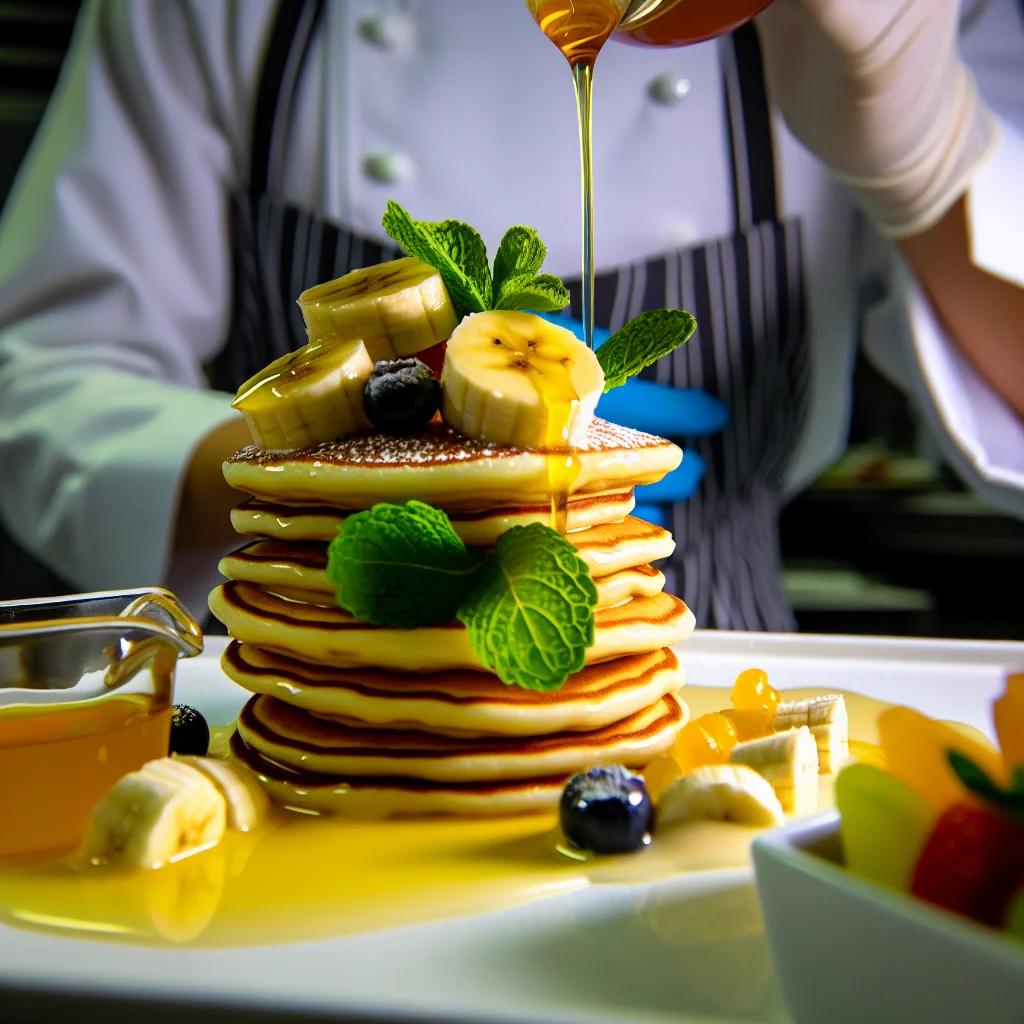 Pancakes aux bananes et flocons d'avoine