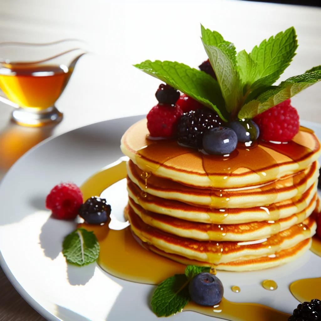 Pancakes de Quinoa aux Fruits Rouges