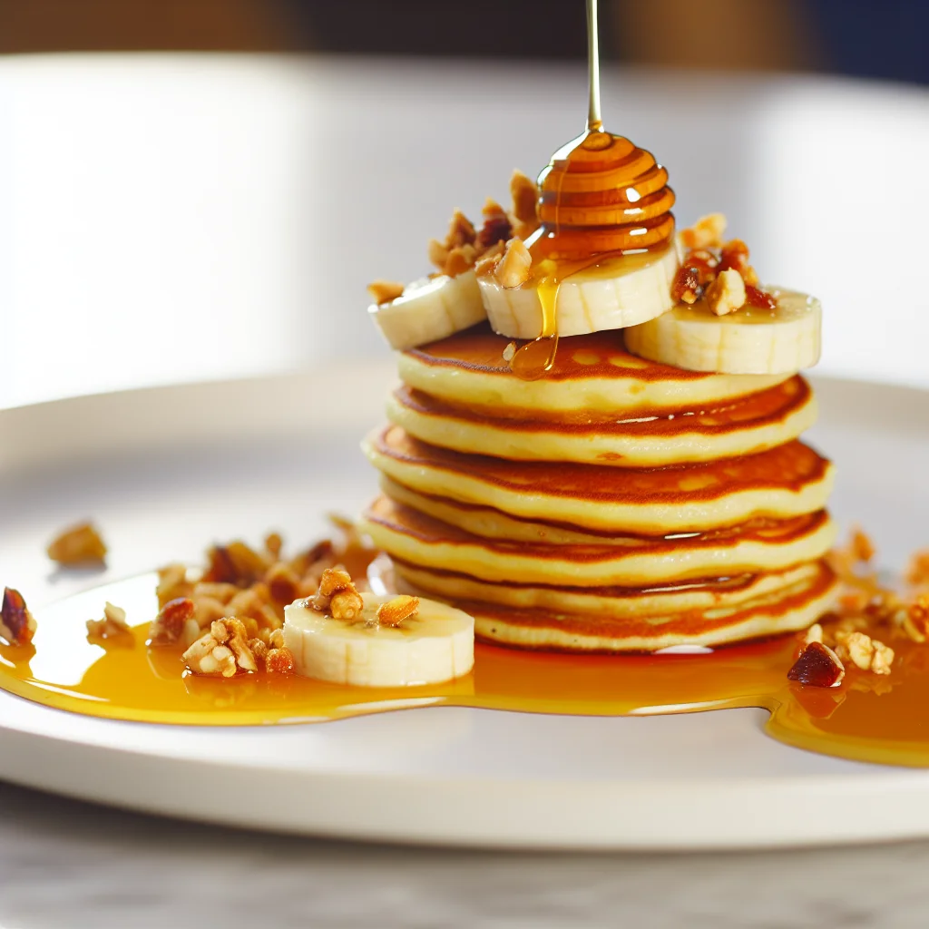 Pancakes énergétiques à la banane et aux noix