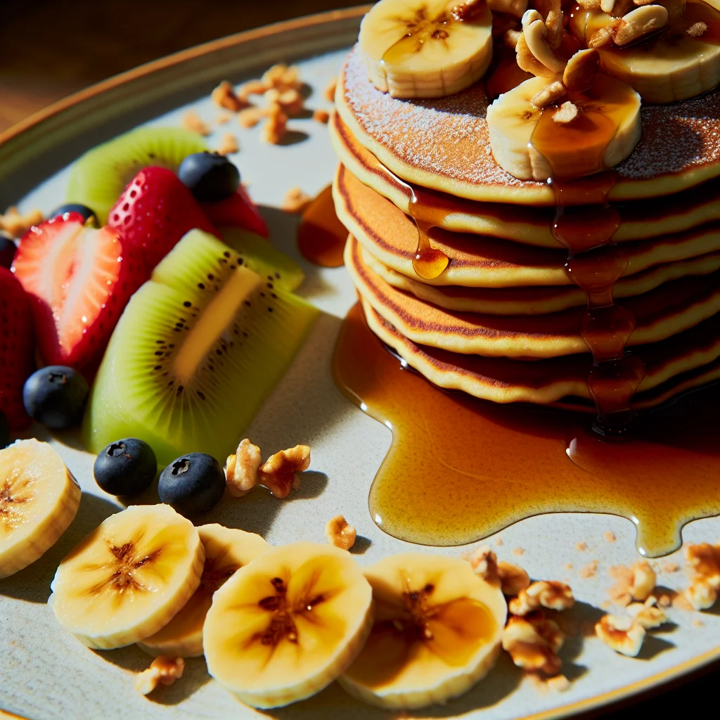 Pancakes Énergisants à la Banane et Flocons d'Avoine