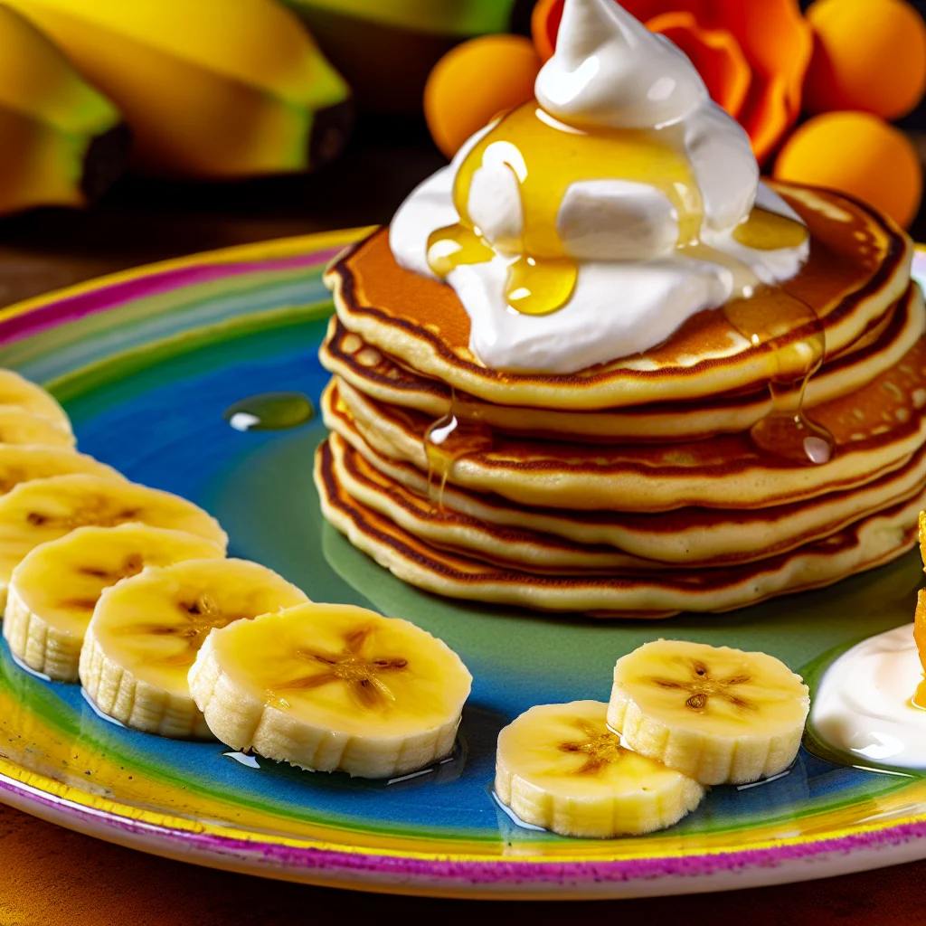 Pancakes protéinés à la banane et au yaourt