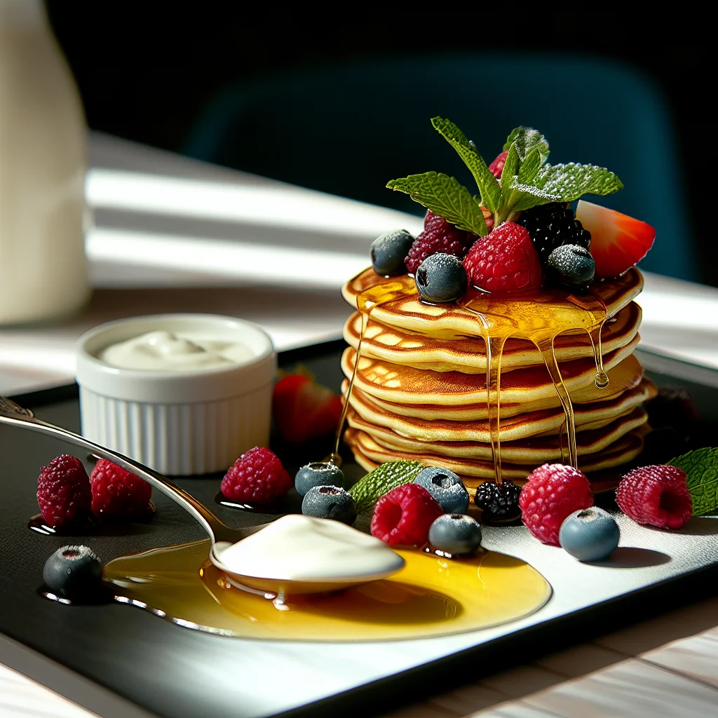 Pancakes Protéinés aux Baies Énergisantes