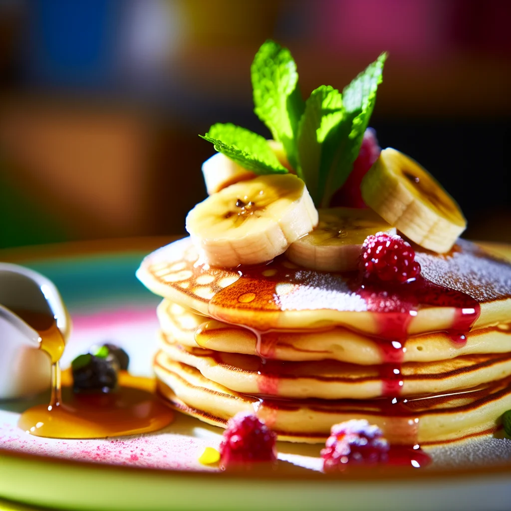 Pancakes Sains à la Banane et Avoine