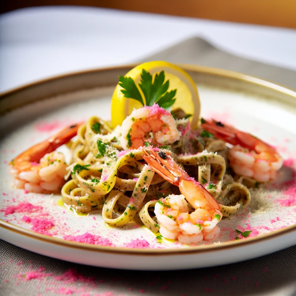 Pasta al Limone e Gamberetti