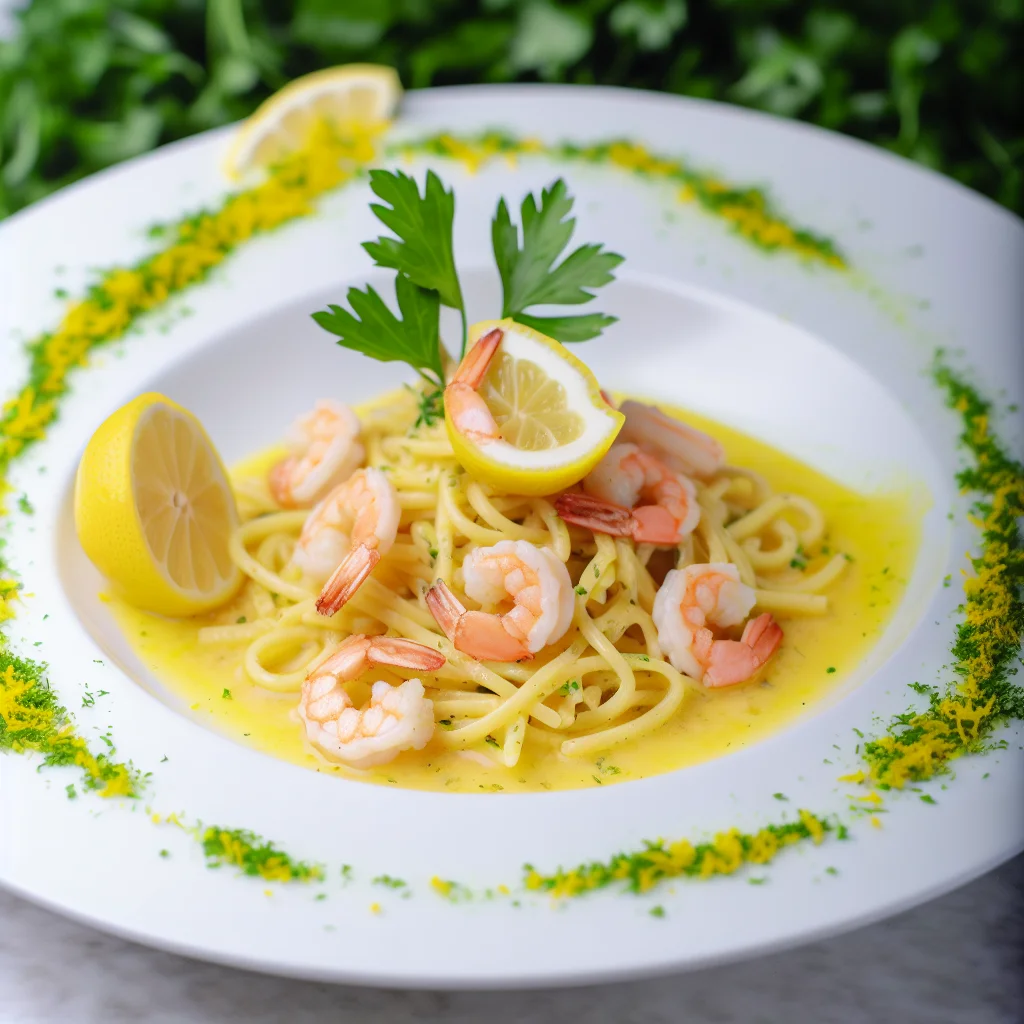 Pasta al Limone e Gamberi