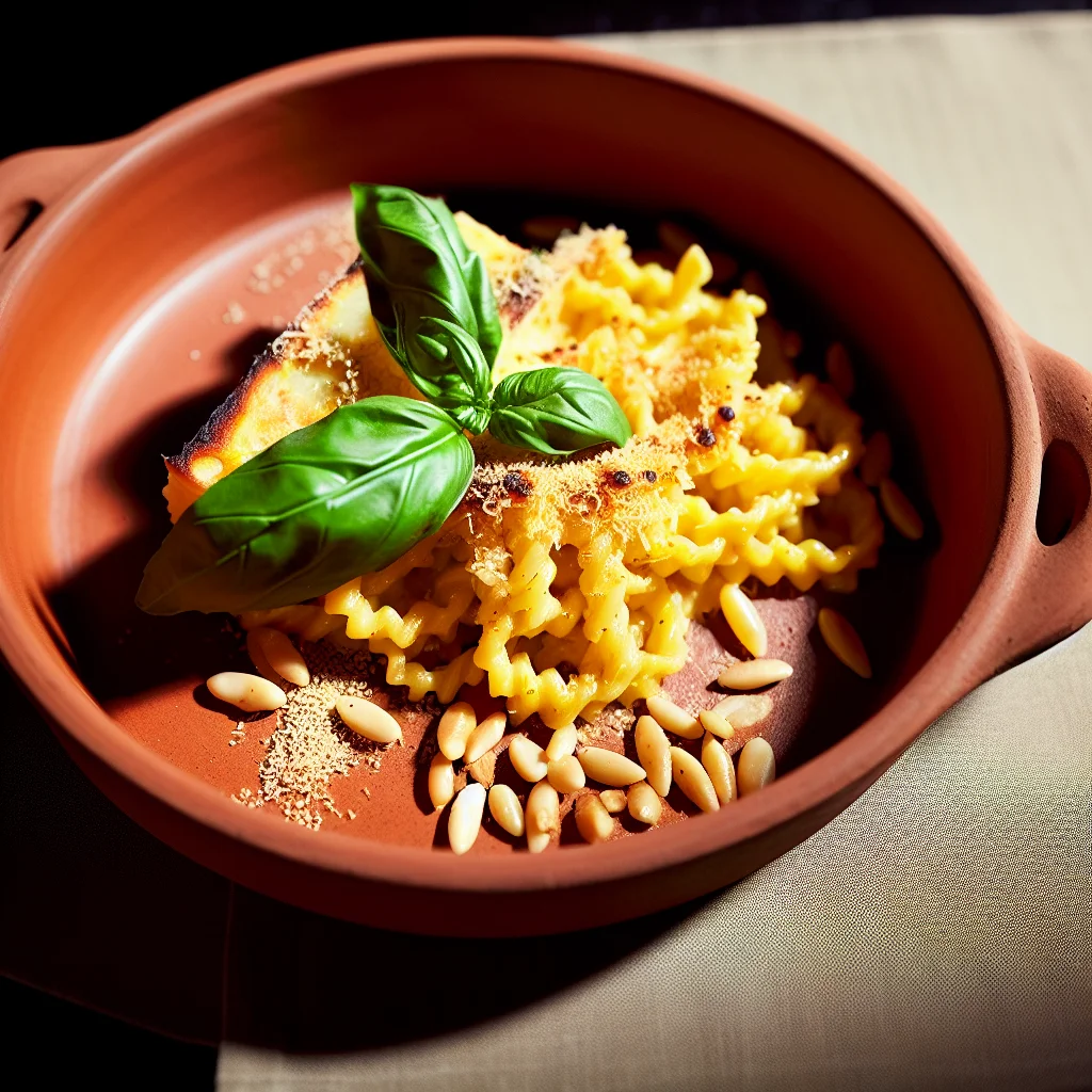 Pâtes al Forno au Pesto de Basilic