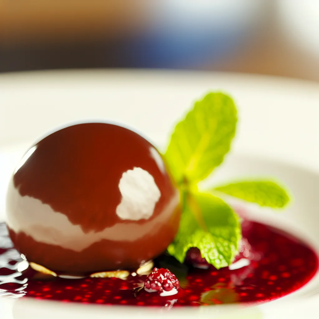 Petite Lune Moelleuse au Chocolat et Fruits Rouges