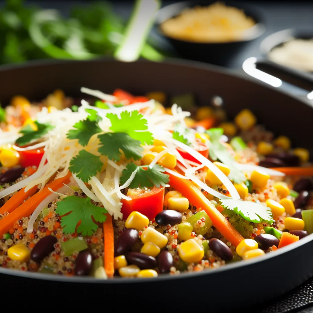 Poêlée Express de Quinoa à la Mexicaine