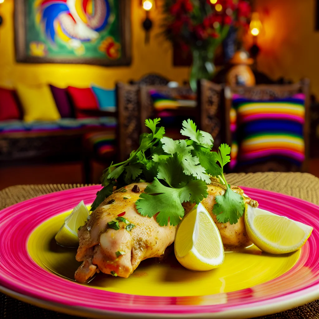 Pollo al Ajillo Estilo Mexicano