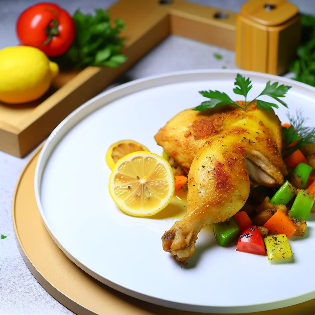 Poulet Croustillant au Miel et Citron