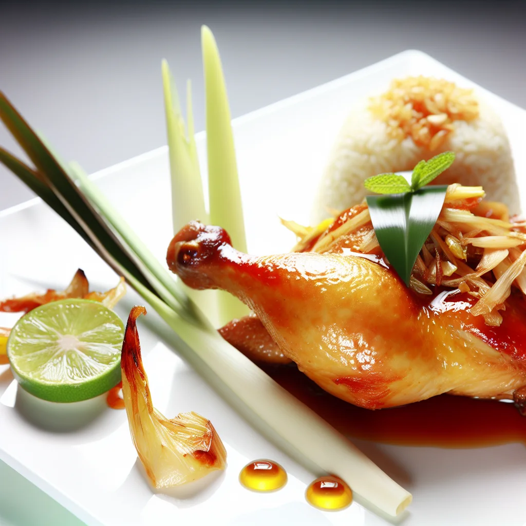 Poulet Rôti à la Citronnelle et Caramel