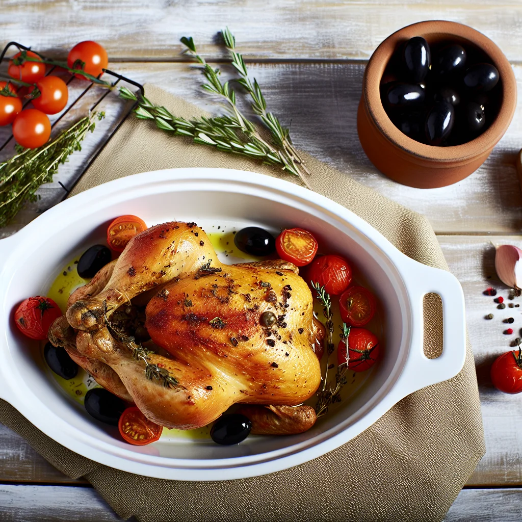 Poulet Rôti Provençale Succulent