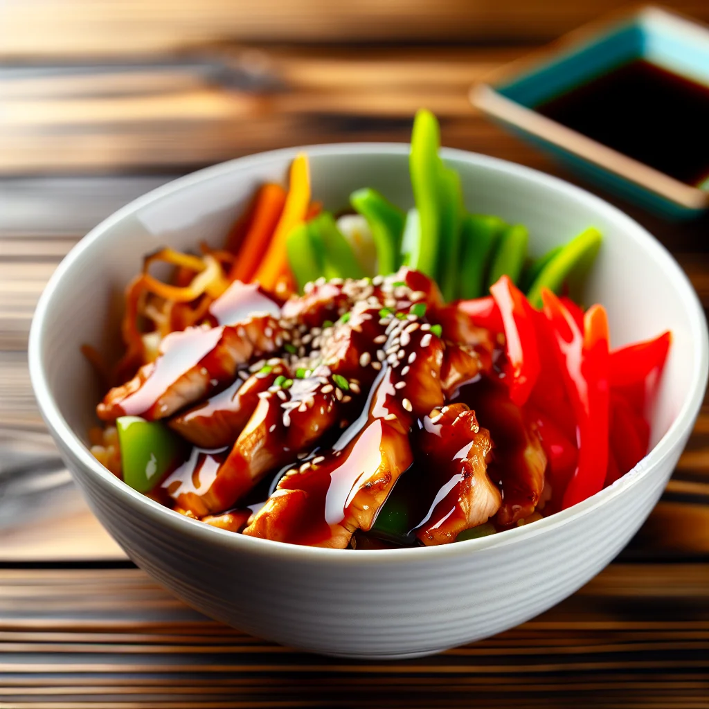 Poulet Teriyaki Express aux Légumes Sautés