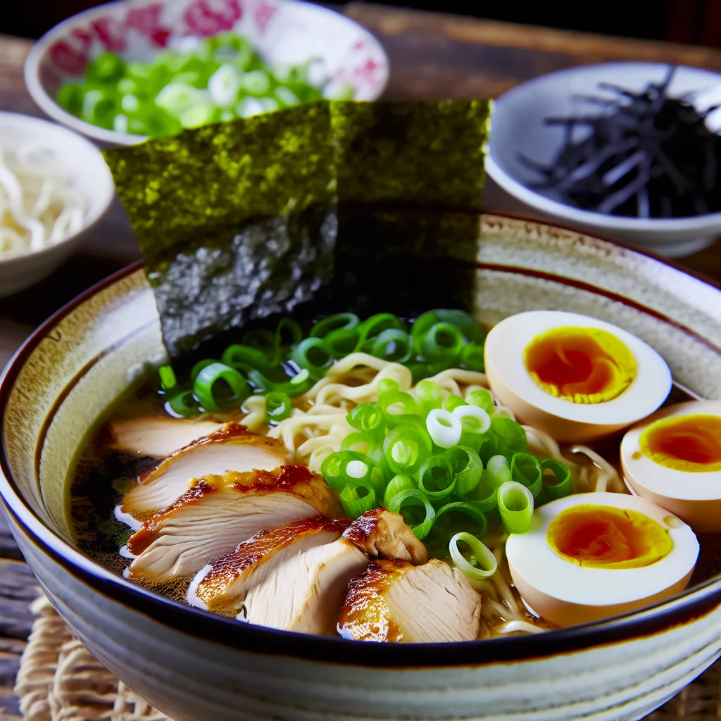 Ramen Savoureux au Poulet Teriyaki