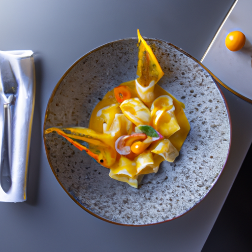Raviolis croustillants aux crevettes et citronnelle