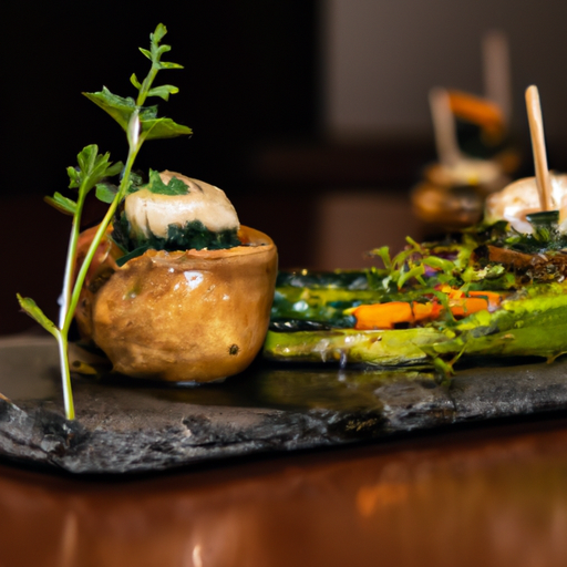 Champignons farcis aux noix et aux herbes