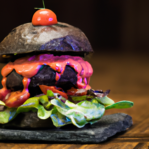 Burger Démoniaque aux Saveurs de l'Enfer