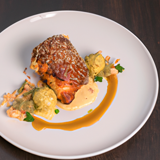 Poulet croustillant au miel et aux amandes