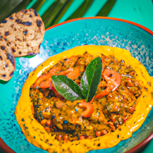 Curry de lentilles corail au lait de coco et aux épices