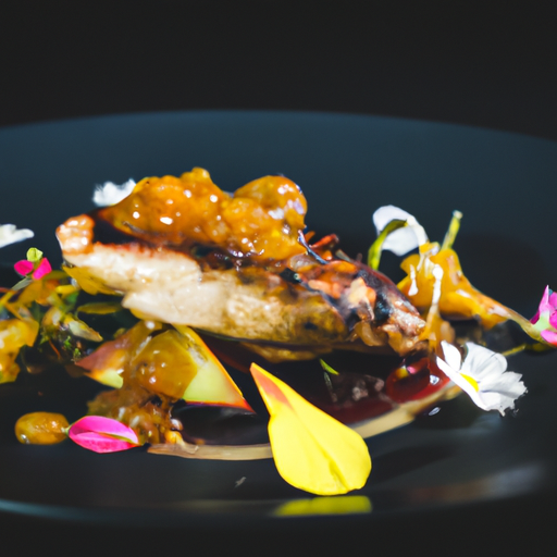 Poulet au sirop d'érable et aux airelles