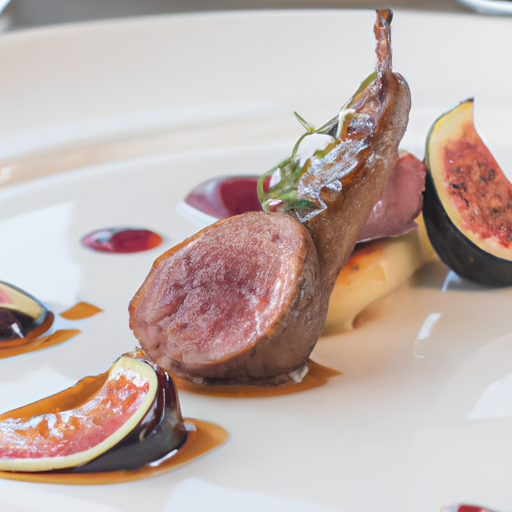 Magret de canard glacé à la confiture de figues