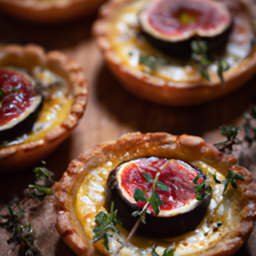 Tartelettes aux figues et au miel de thym