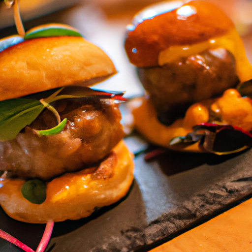 Burgers de patate douce croustillants