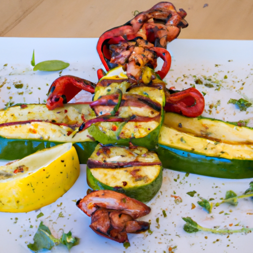 Souvlaki de poulpe grillé aux herbes méditerranéennes