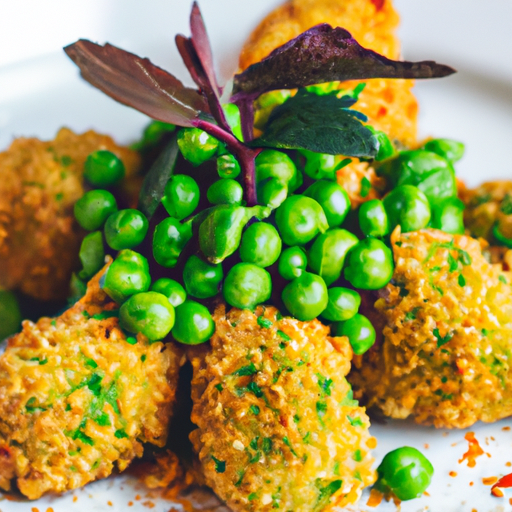 Croquettes croustillantes de pois chiches à la coriandre
