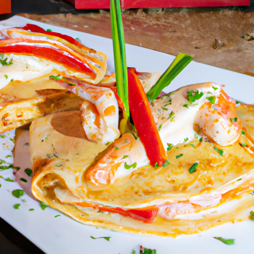 Crepes de sarrasin aux crevettes cajun