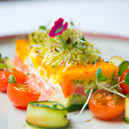 Croustillant de polenta aux légumes du jardin
