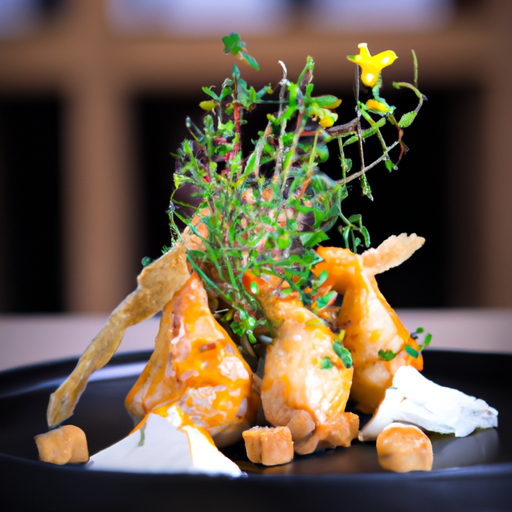 Poulet croustillant au thym et aux amandes