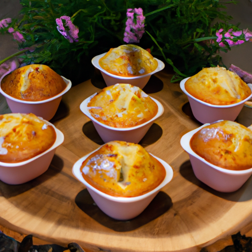 Muffins fondants au citron et à la lavande