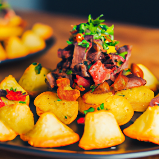 Bouchées croustillantes de patate douce au chorizo