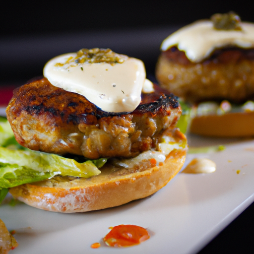 Burgers de patate douce croustillants