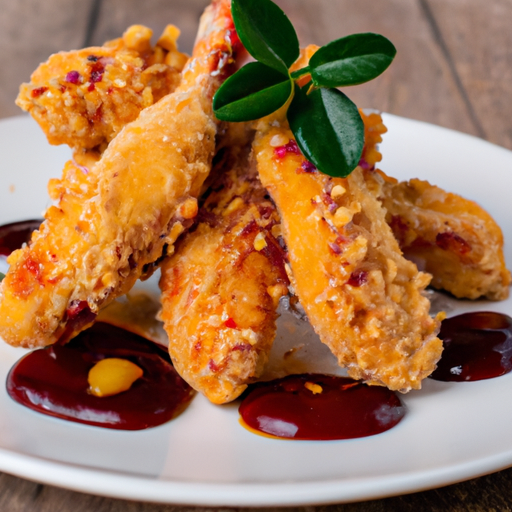 Pilons de poulet croustillants au miel et aux amandes