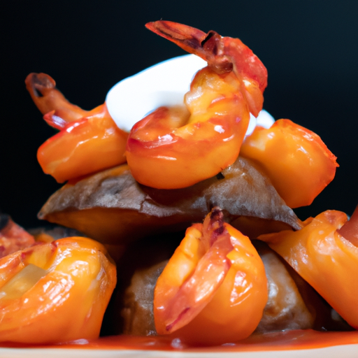 Patatas bravas aux crevettes épicées