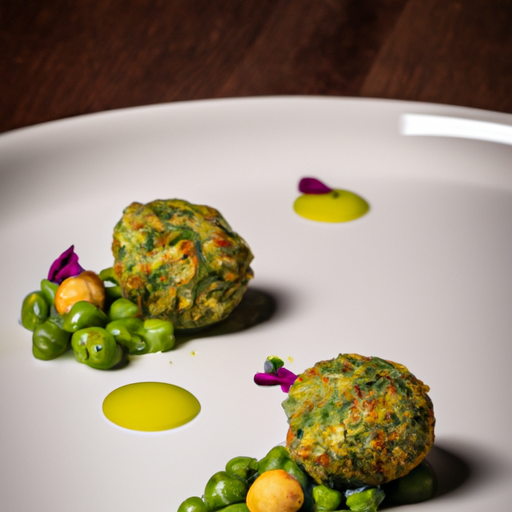 Boulettes de pois chiches croustillantes à la coriandre