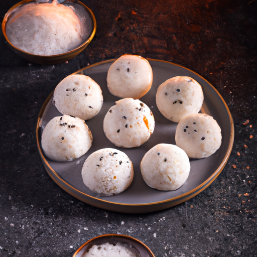 Boules de coco enneigées
