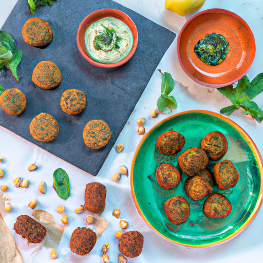 Falafels croustillants aux pistaches