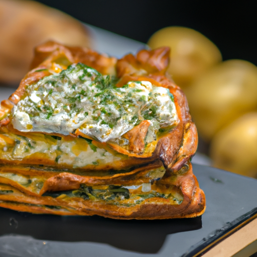 Galette de patates douces croustillantes à la feta
