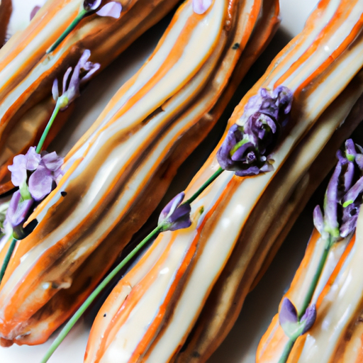 Éclairs à la lavande et au miel