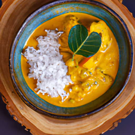 Curry de panais et pois chiches au lait de coco
