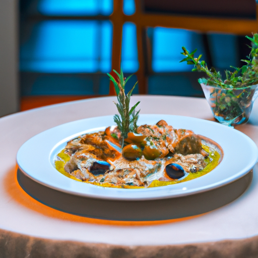 Poulet au yaourt et aux olives grecques