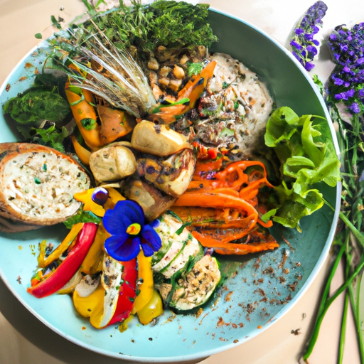 Buddha Bowl Arc-en-ciel aux Légumes Printaniers