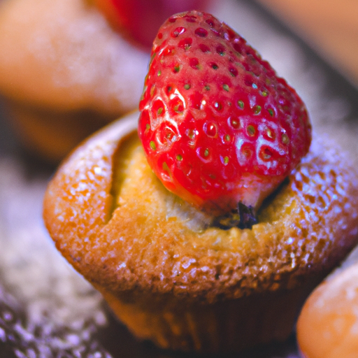 Muffins moelleux aux fraises des bois