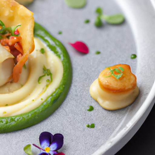 Raviolis croustillants aux crevettes et ciboulette